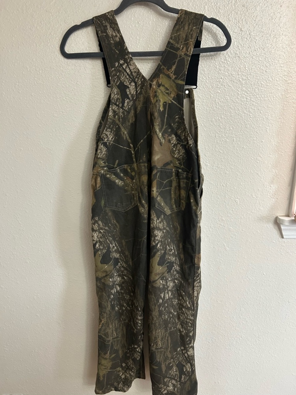 Vintage Field Staff Mossy Oak Camo Overalls Kids Size M - Picture 5 of 8